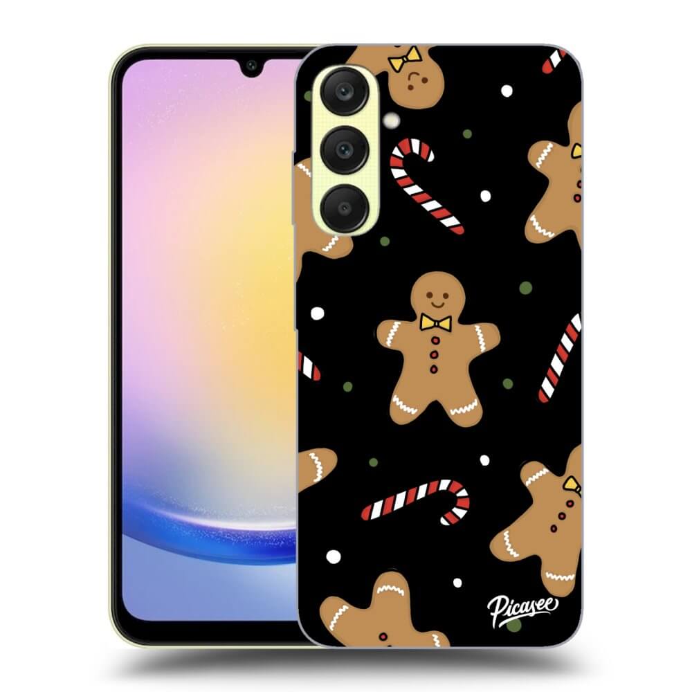 Picasee silikónový čierny obal pre Samsung Galaxy A25 A256B 5G - Gingerbread