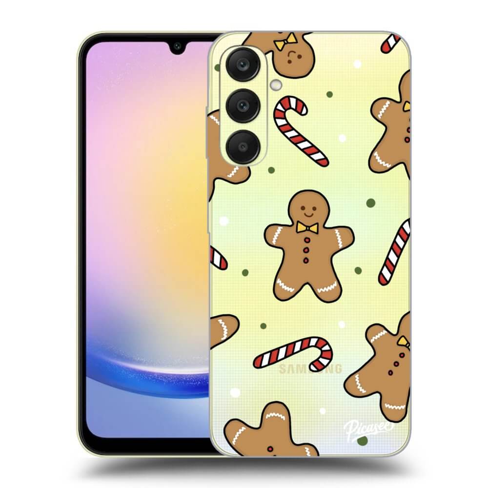 Picasee silikónový prehľadný obal pre Samsung Galaxy A25 A256B 5G - Gingerbread