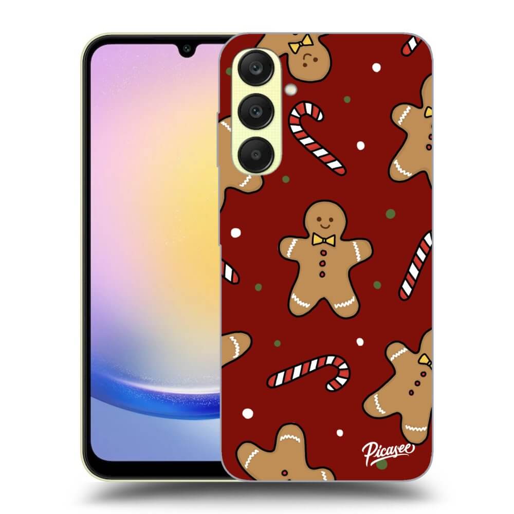 Picasee silikónový prehľadný obal pre Samsung Galaxy A25 A256B 5G - Gingerbread 2