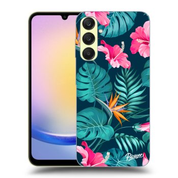 Picasee ULTIMATE CASE pro Samsung Galaxy A25 A256B 5G - Pink Monstera