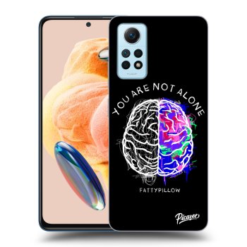 Obal pre Xiaomi Redmi Note 12 Pro 4G - Brain - White