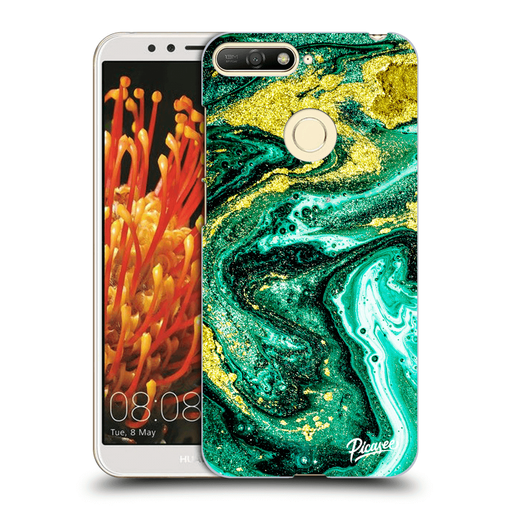 Picasee ULTIMATE CASE pro Huawei Y6 Prime 2018 - Green Gold