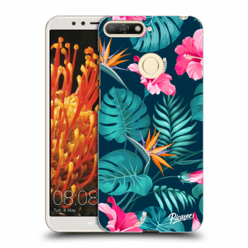 Picasee ULTIMATE CASE pro Huawei Y6 Prime 2018 - Pink Monstera