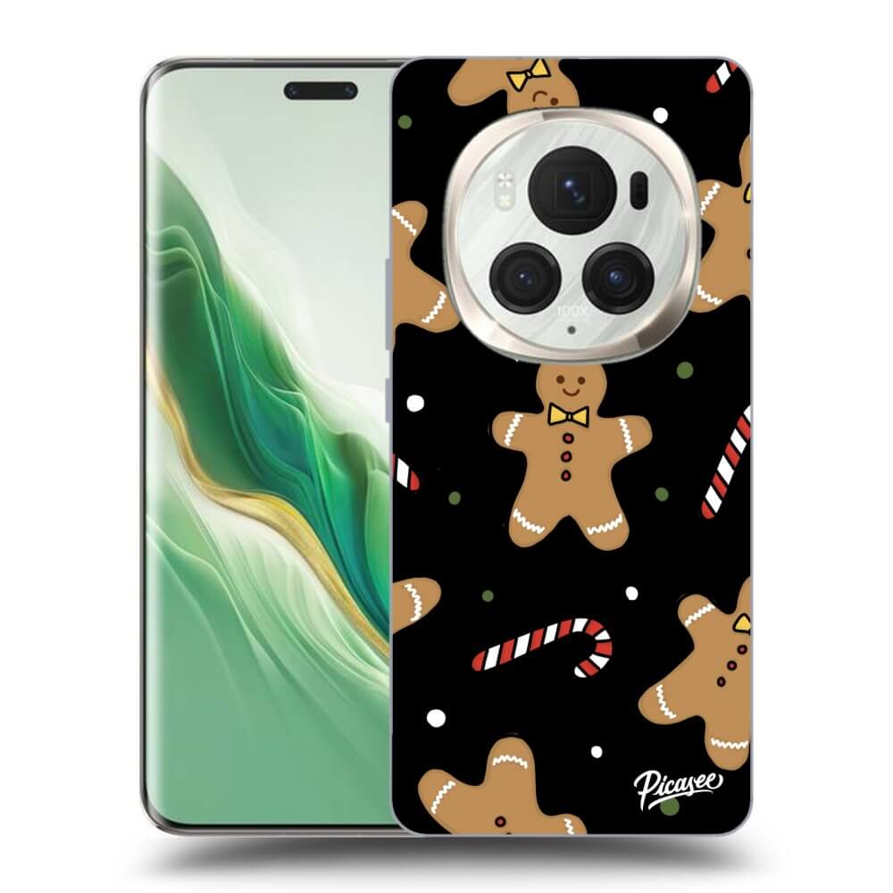 Picasee silikónový čierny obal pre Honor Magic6 Pro - Gingerbread