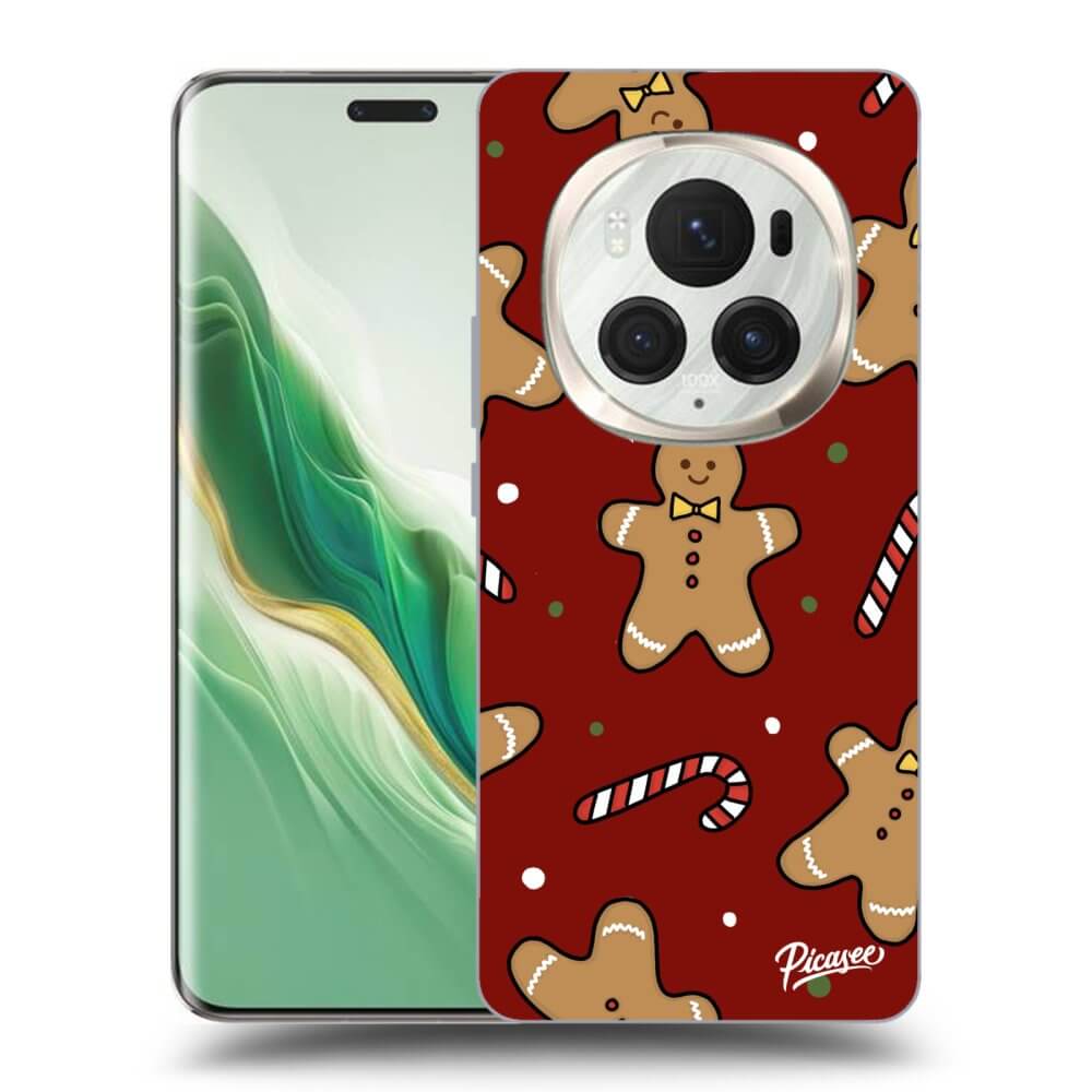 Picasee silikónový prehľadný obal pre Honor Magic6 Pro - Gingerbread 2