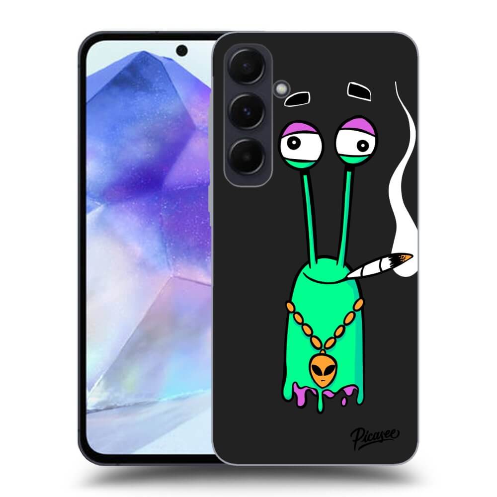 Picasee silikónový čierny obal pre Samsung Galaxy A55 5G A556B - Earth - Sám doma