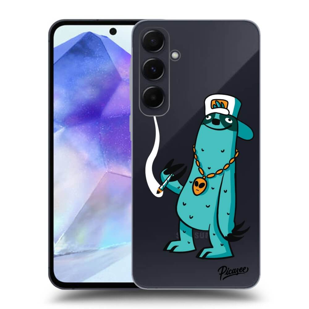 Picasee silikónový prehľadný obal pre Samsung Galaxy A55 5G A556B - Earth - Je mi fajn