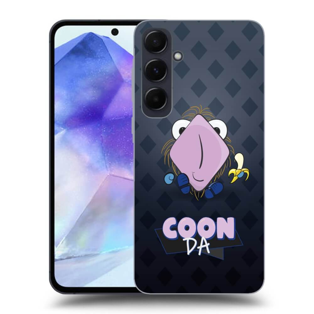 Picasee silikónový prehľadný obal pre Samsung Galaxy A55 5G A556B - COONDA chlupatka - tmavá