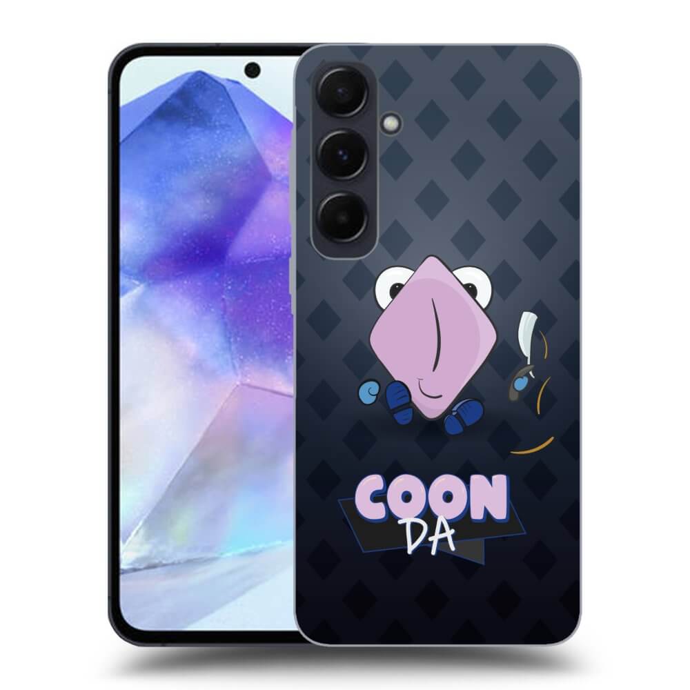 Picasee silikónový prehľadný obal pre Samsung Galaxy A55 5G A556B - COONDA holátko - tmavá