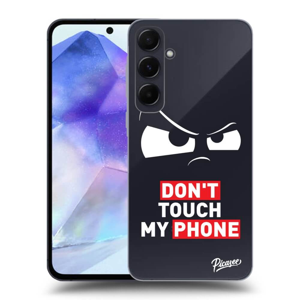 Picasee silikónový prehľadný obal pre Samsung Galaxy A55 5G A556B - Cloudy Eye - Transparent
