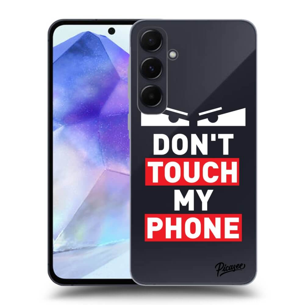 Picasee silikónový prehľadný obal pre Samsung Galaxy A55 5G A556B - Shadow Eye - Transparent