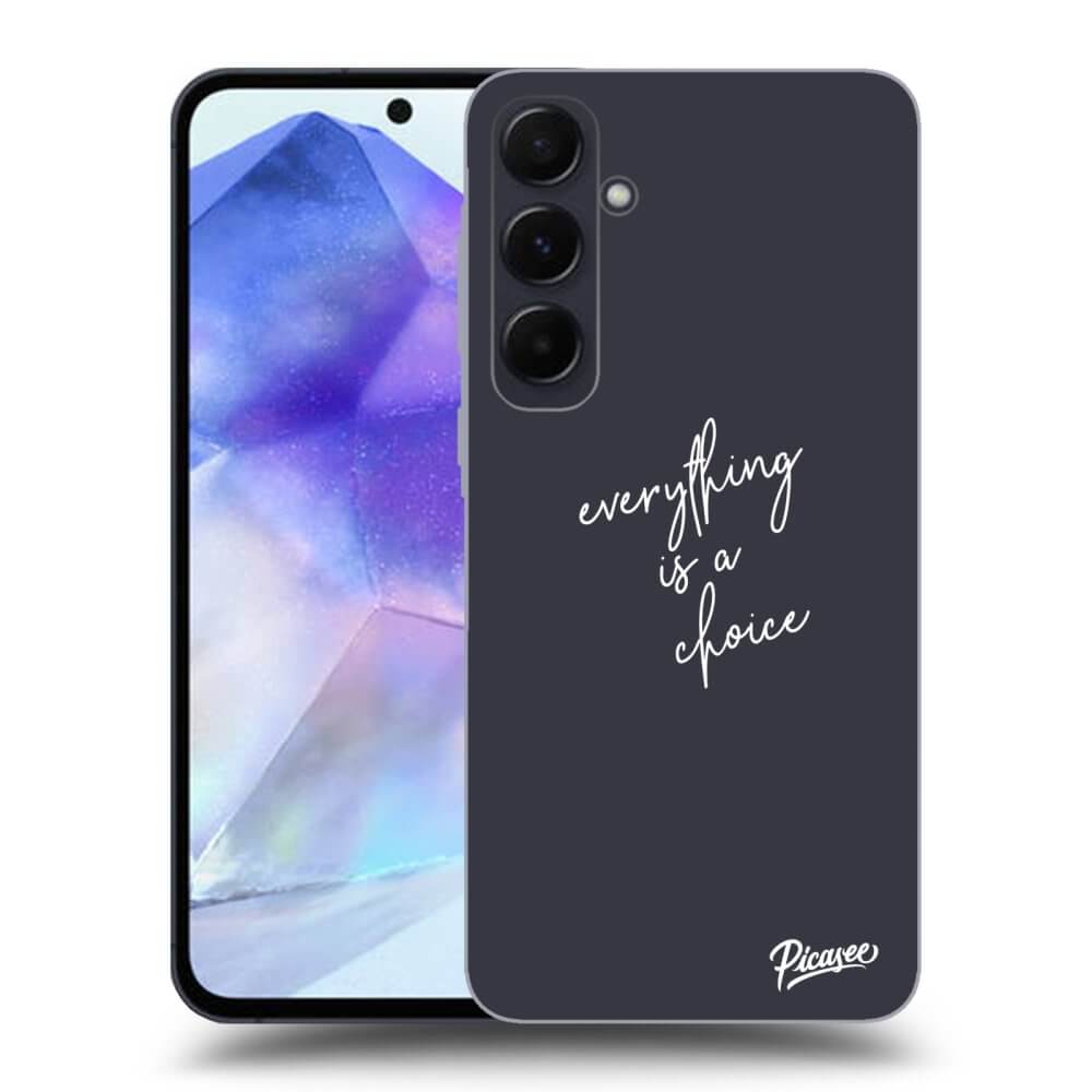 Picasee silikónový prehľadný obal pre Samsung Galaxy A55 5G A556B - Všetko je na tebe