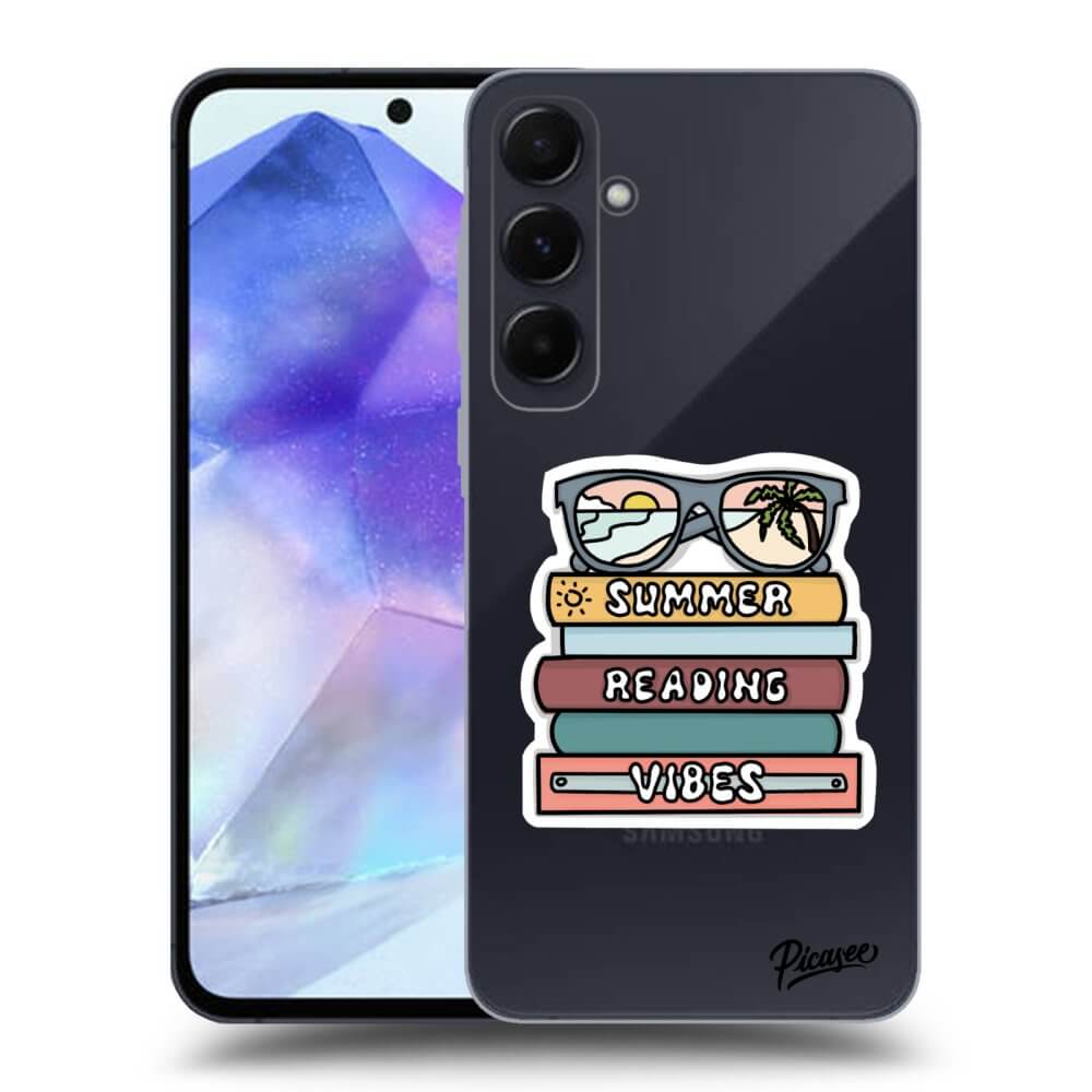 Picasee silikónový prehľadný obal pre Samsung Galaxy A55 5G A556B - Summer reading vibes