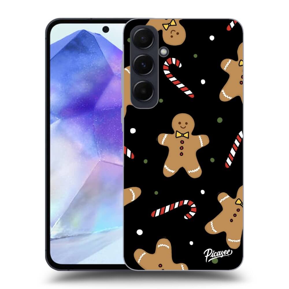 Picasee silikónový čierny obal pre Samsung Galaxy A55 5G A556B - Gingerbread