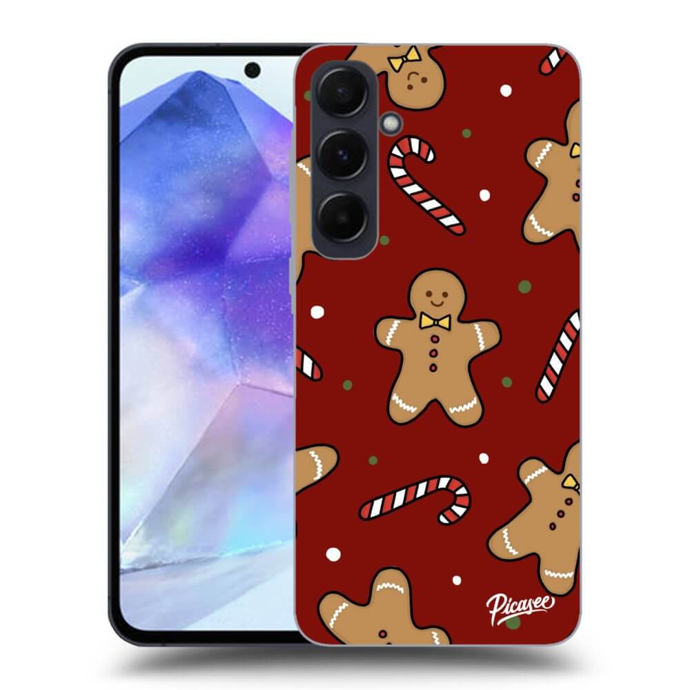 Picasee silikónový prehľadný obal pre Samsung Galaxy A55 5G A556B - Gingerbread 2