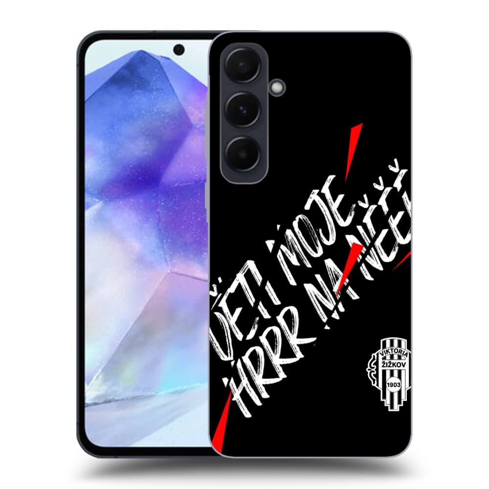 Picasee silikónový prehľadný obal pre Samsung Galaxy A55 5G A556B - FK Viktoria Žižkov D
