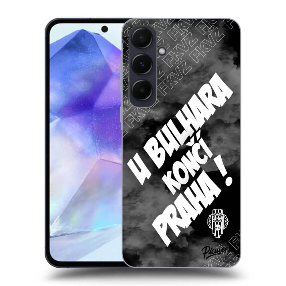 Picasee silikónový prehľadný obal pre Samsung Galaxy A55 5G A556B - FK Viktoria Žižkov C