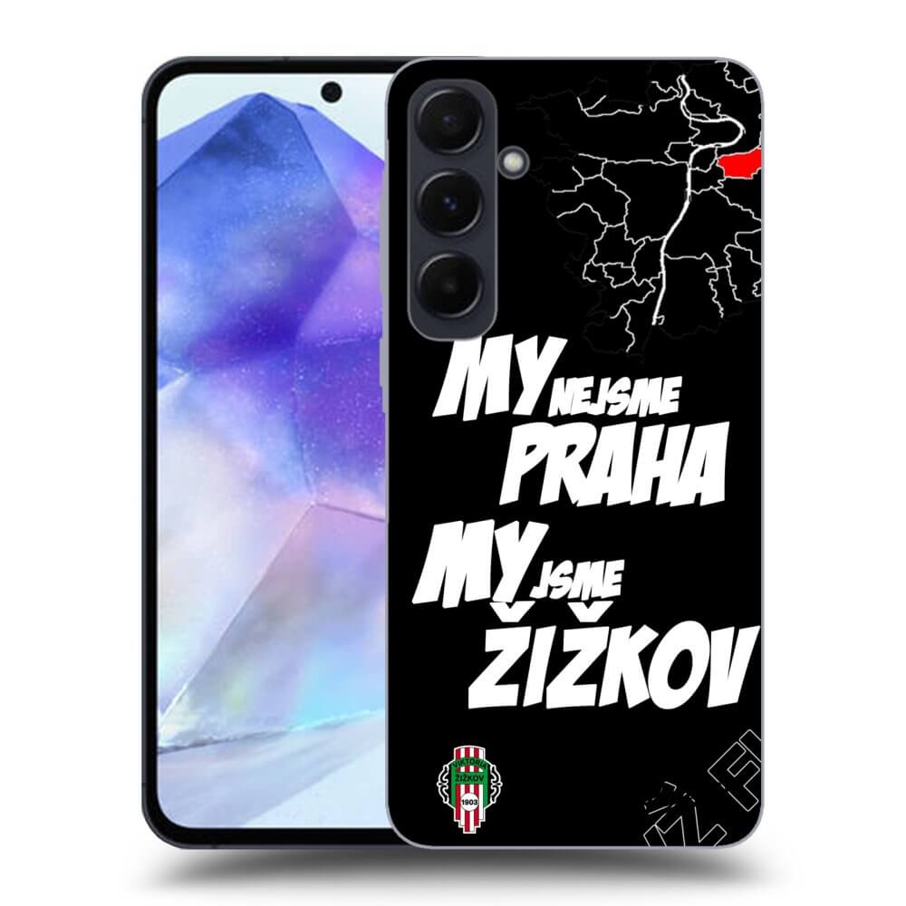 Picasee silikónový prehľadný obal pre Samsung Galaxy A55 5G A556B - FK Viktoria Žižkov A