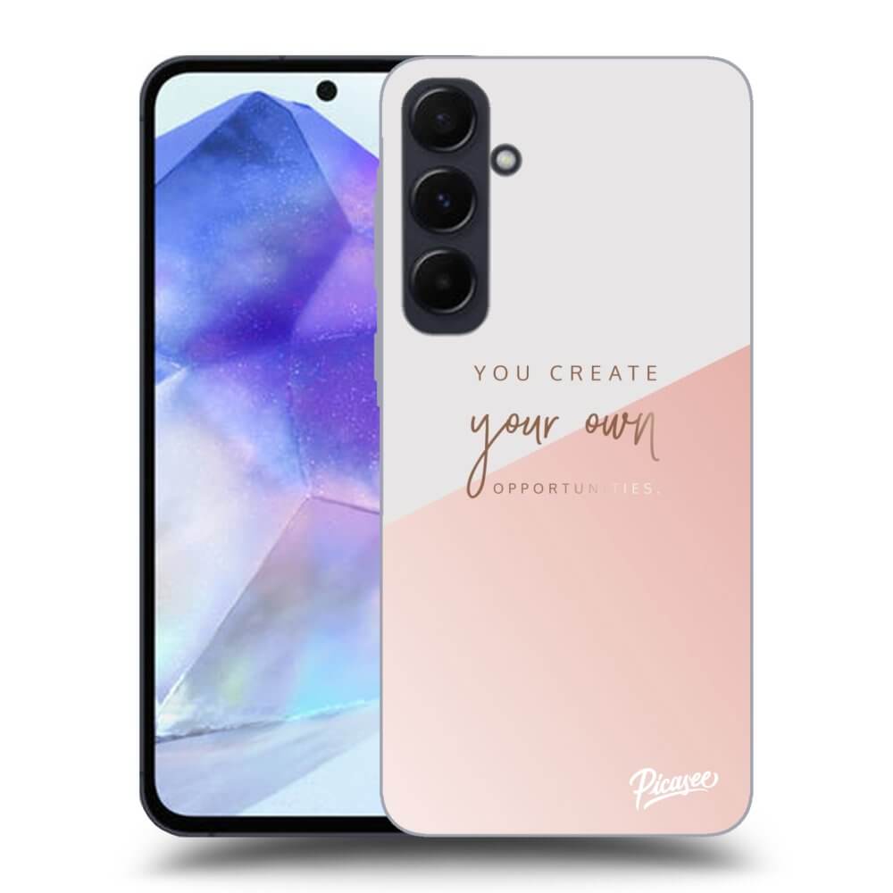 Picasee silikónový prehľadný obal pre Samsung Galaxy A55 5G A556B - Vytvor si svoju vlastnú príležitosť
