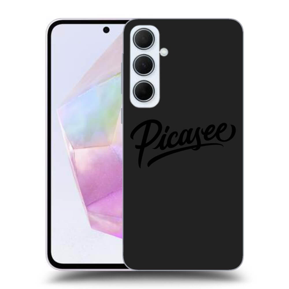 Picasee silikónový čierny obal pre Samsung Galaxy A35 5G A356B - Picasee - old logo - black