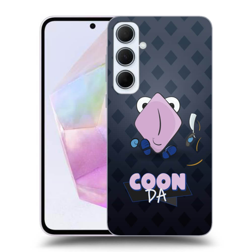 Picasee silikónový prehľadný obal pre Samsung Galaxy A35 5G A356B - COONDA holátko - tmavá