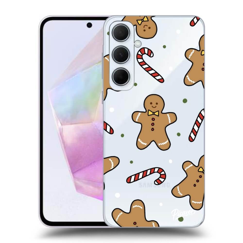 Picasee silikónový prehľadný obal pre Samsung Galaxy A35 5G A356B - Gingerbread