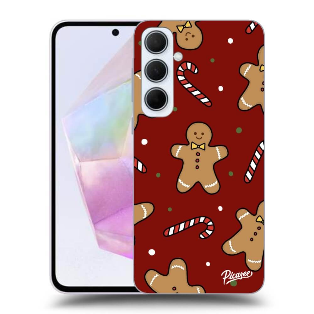 Picasee silikónový prehľadný obal pre Samsung Galaxy A35 5G A356B - Gingerbread 2