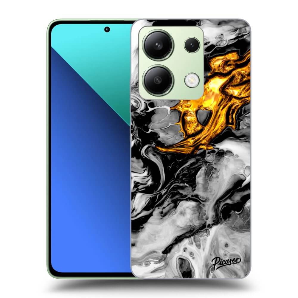 Picasee ULTIMATE CASE pro Xiaomi Redmi Note 13 4G - Black Gold 2
