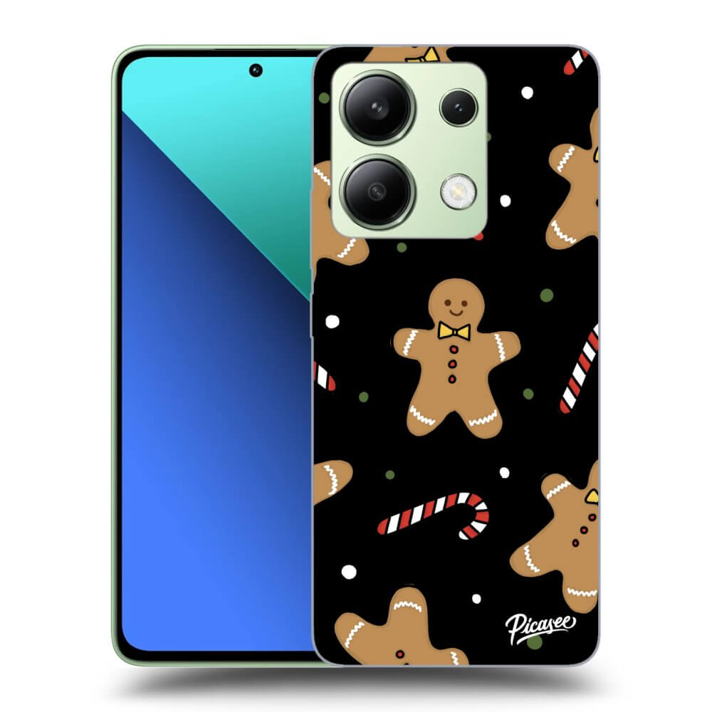 Picasee silikónový čierny obal pre Xiaomi Redmi Note 13 4G - Gingerbread