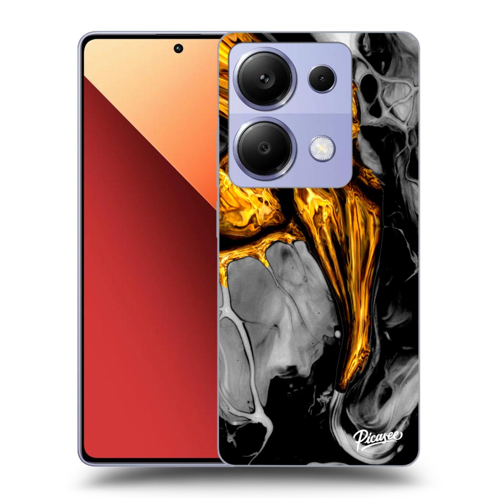 Picasee ULTIMATE CASE pro Xiaomi Redmi Note 13 Pro 4G - Black Gold