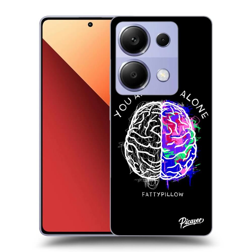 Picasee ULTIMATE CASE pro Xiaomi Redmi Note 13 Pro 4G - Brain - White