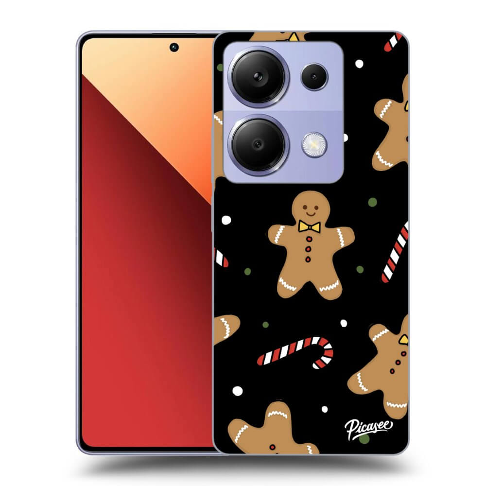Picasee silikónový čierny obal pre Xiaomi Redmi Note 13 Pro 4G - Gingerbread