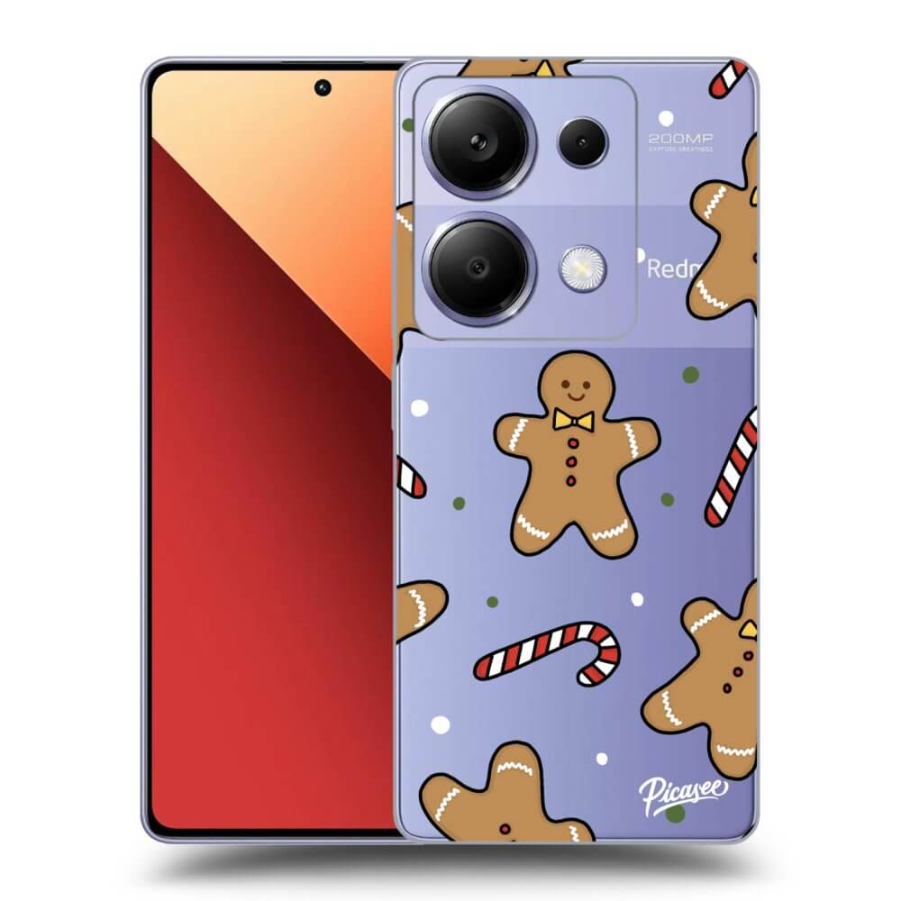 Picasee silikónový prehľadný obal pre Xiaomi Redmi Note 13 Pro 4G - Gingerbread