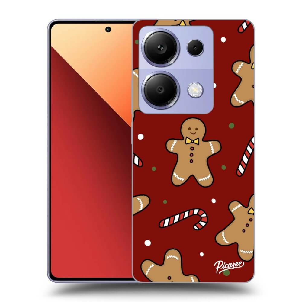 Picasee silikónový prehľadný obal pre Xiaomi Redmi Note 13 Pro 4G - Gingerbread 2
