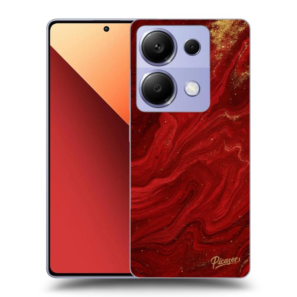 Picasee silikónový čierny obal pre Xiaomi Redmi Note 13 Pro 4G - Red