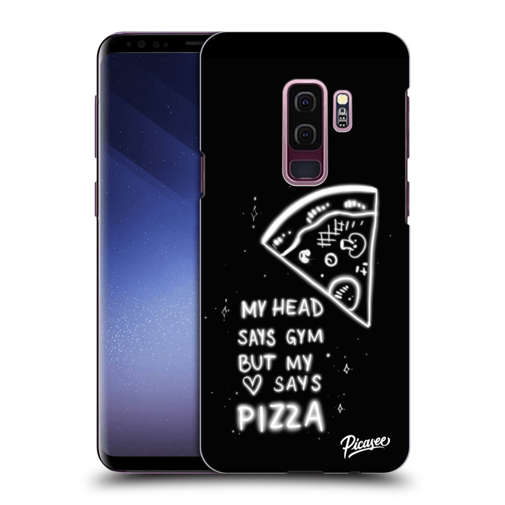 Picasee silikónový čierny obal pre Samsung Galaxy S9 Plus G965F - Pizza