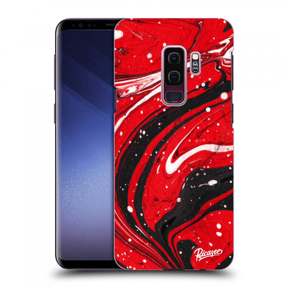 Picasee silikónový čierny obal pre Samsung Galaxy S9 Plus G965F - Red black