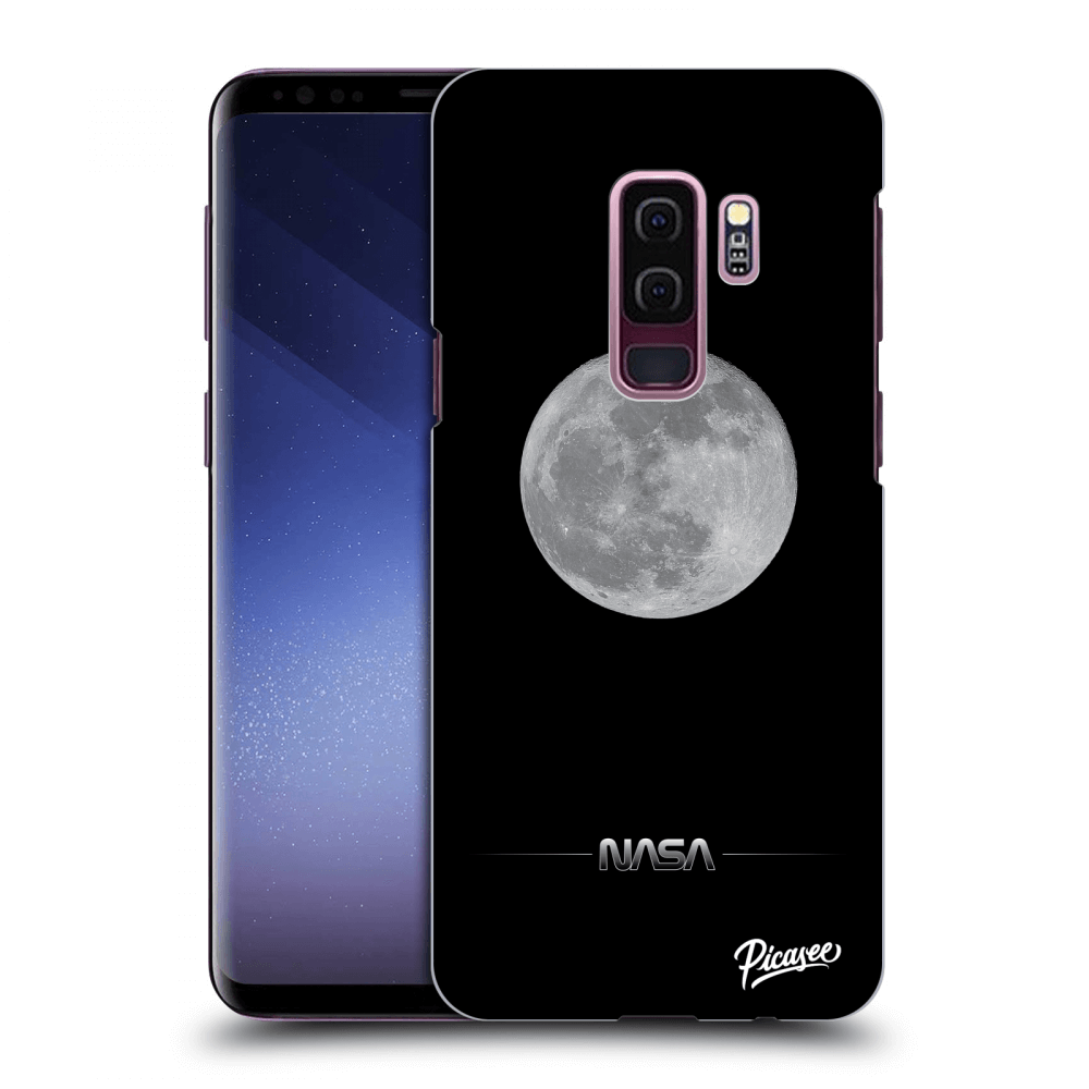 Picasee silikónový čierny obal pre Samsung Galaxy S9 Plus G965F - Moon Minimal