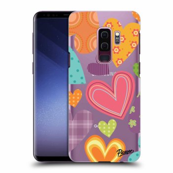 Picasee silikónový prehľadný obal pre Samsung Galaxy S9 Plus G965F - Colored heart