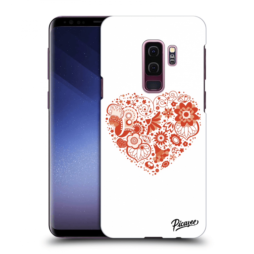 Picasee silikónový prehľadný obal pre Samsung Galaxy S9 Plus G965F - Big heart