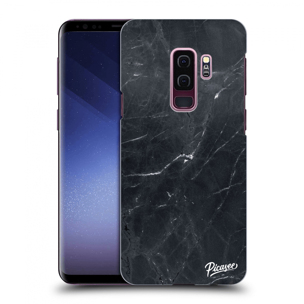 Picasee silikónový prehľadný obal pre Samsung Galaxy S9 Plus G965F - Black marble
