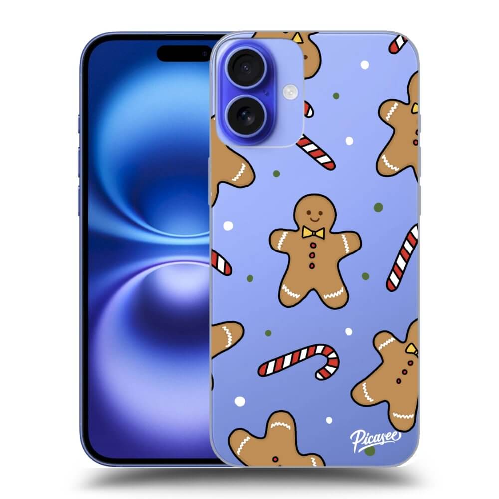Picasee silikónový prehľadný obal pre Apple iPhone 16 - Gingerbread