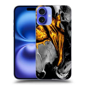 Obal pre Apple iPhone 16 - Black Gold