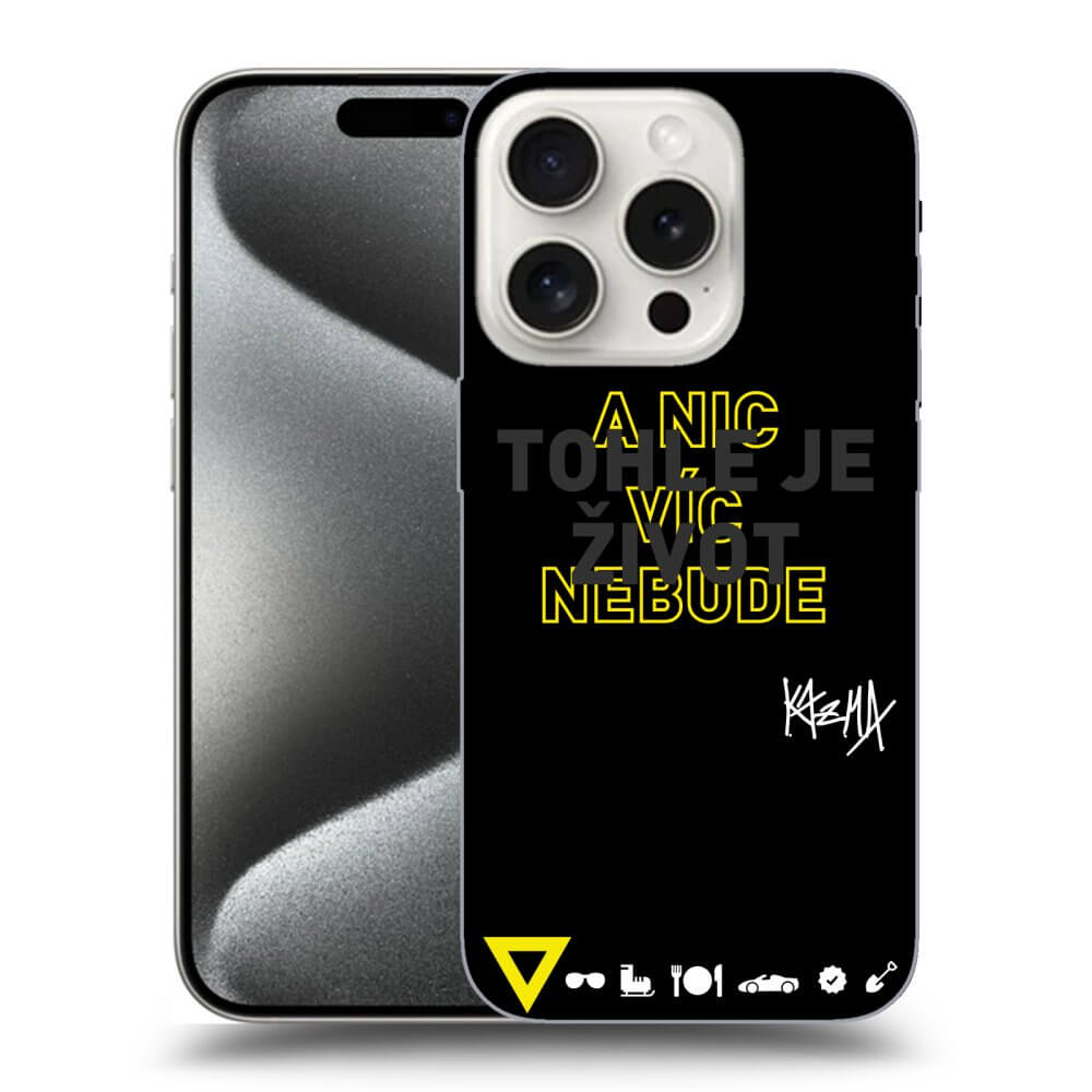 Picasee ULTIMATE CASE MagSafe pro Apple iPhone 16 Pro - Kazma - TOHLE JE ŽIVOT A NIC VÍC NEBUDE