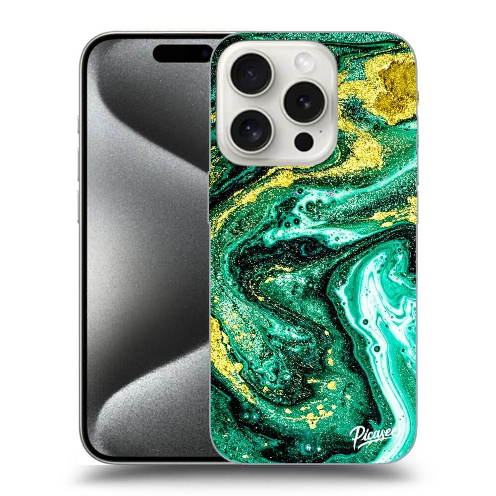 Picasee ULTIMATE CASE pro Apple iPhone 16 Pro - Green Gold