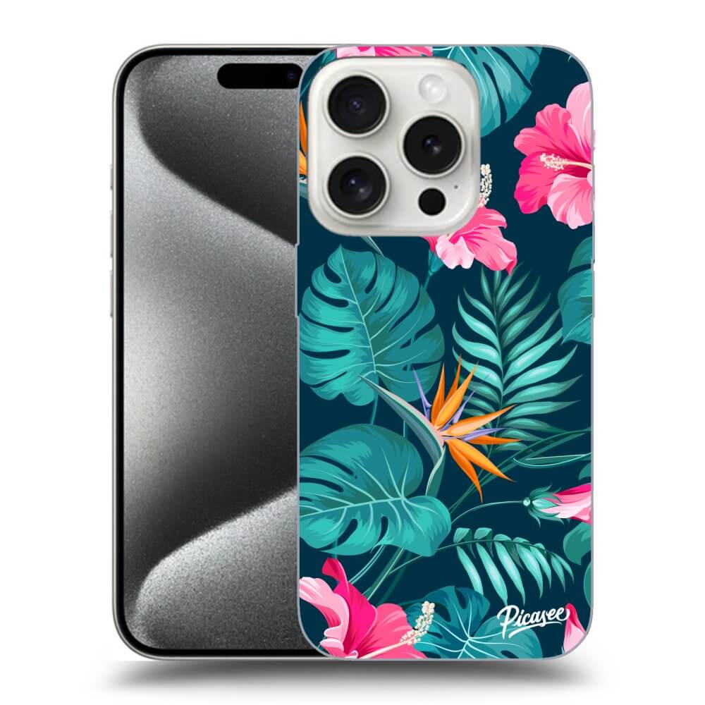 Picasee ULTIMATE CASE pro Apple iPhone 16 Pro - Pink Monstera