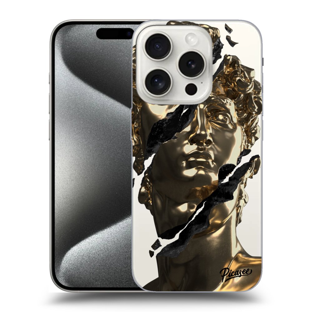 Picasee silikónový prehľadný obal pre Apple iPhone 16 Pro - Golder