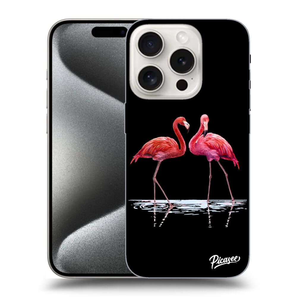 Picasee ULTIMATE CASE pro Apple iPhone 16 Pro - Flamingos pár