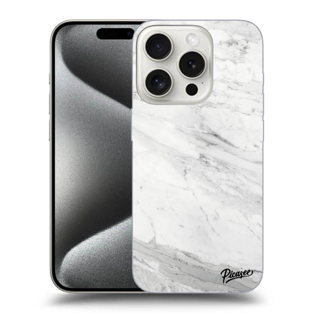 Picasee ULTIMATE CASE pro Apple iPhone 16 Pro - White marble