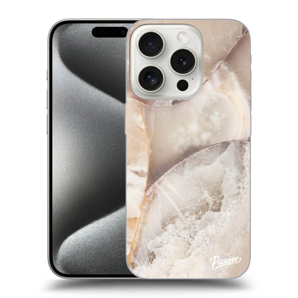Picasee ULTIMATE CASE pro Apple iPhone 16 Pro - Cream marble